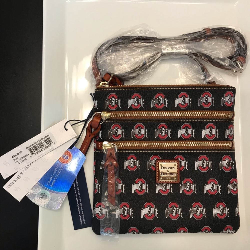 Dooney & Bourke NS Triple Zip - Ohio State